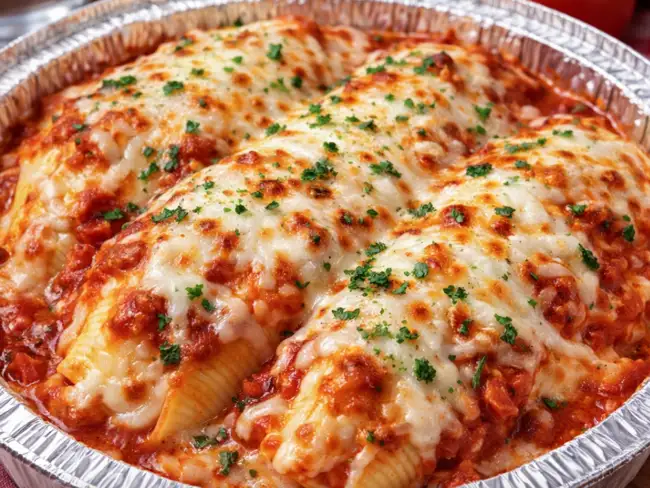 Stuffed Shells Parmigiana