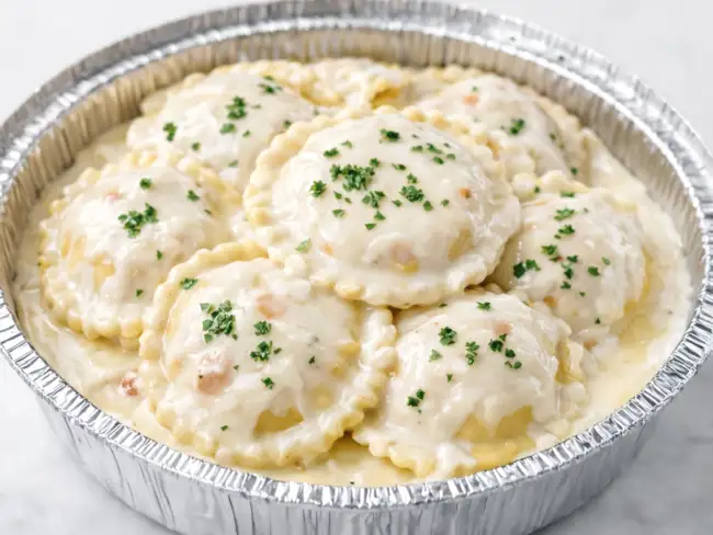 Alfredo Lobster Ravioli