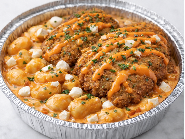 Vodka Sauce Gnocchi & Cutlet
