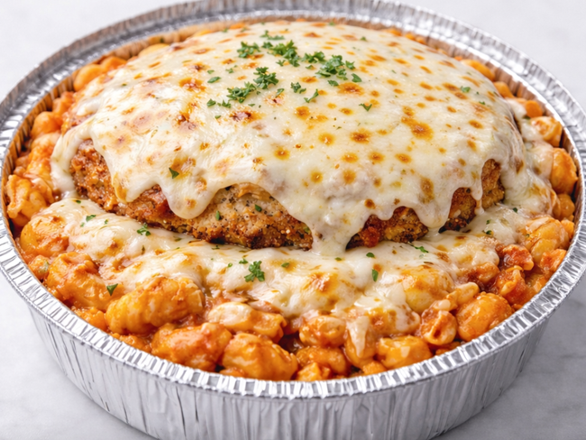 Baked Cavatelli Chicken Parmesan 